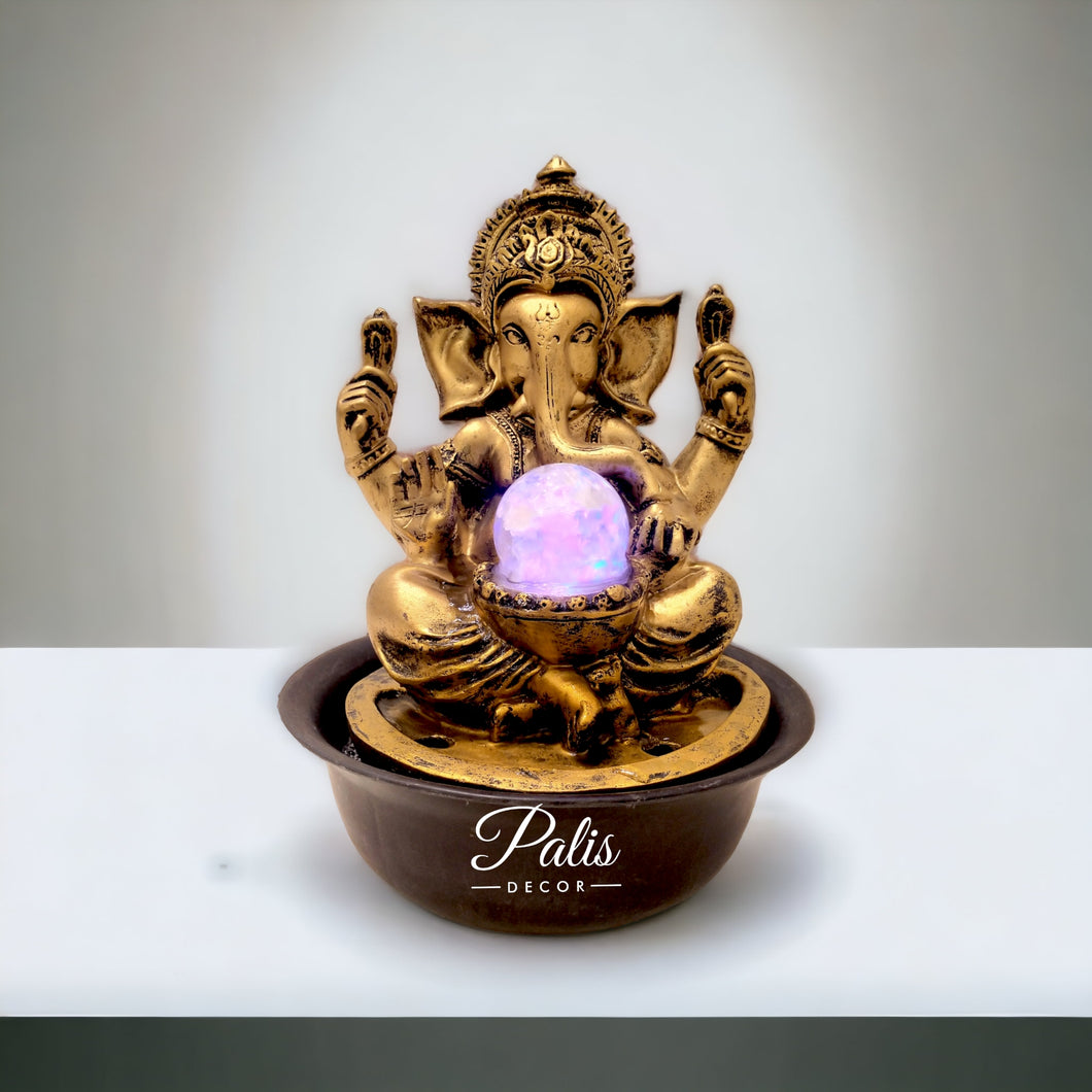 Ball Ganesha Table Top Fountain