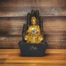 Load image into Gallery viewer, Palm Buddha Fountain Small
